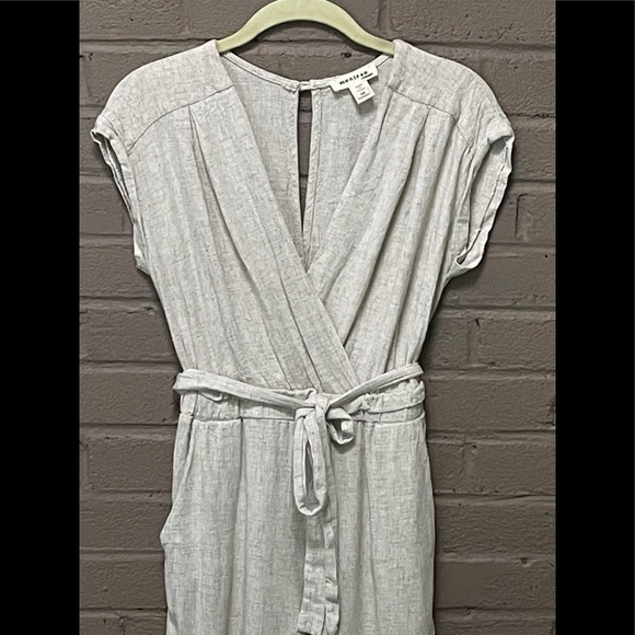 Anthropologie Monteau. linen blend jumpsuit S-M - Picture 2 of 8